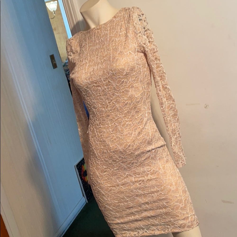 Crochet lace Low Back dress